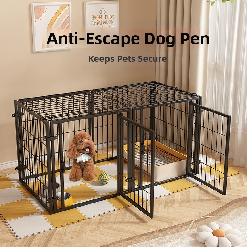 Ekspordi ülemise pandlaga koerapiire siseruumides kasutamiseks mõeldud vanglast väljatungimise vastane koerapiire koerakuudi teddy koerapuuri uksepiire koerapuuri