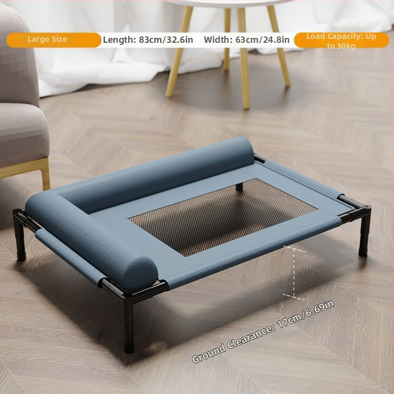 Pseći krevet za sva godišnja doba, krevet za pse, krevet koji se skida s tla, ljetni krevet za kućne ljubimce za spavanje srednjih i velikih pasa, mačji krevet i krevet za pse