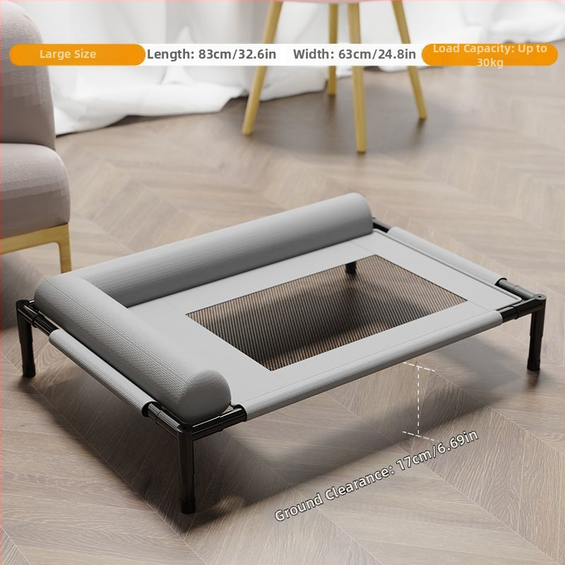 Pseći krevet za sva godišnja doba, krevet za pse, krevet koji se skida s tla, ljetni krevet za kućne ljubimce za spavanje srednjih i velikih pasa, mačji krevet i krevet za pse