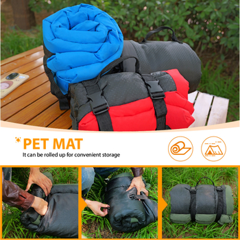 Χαλί σκύλου για υπαίθρια κατασκήνωση, φορητό, αδιάβροχο, ανθεκτικό στην υγρασία, παχύρρευστο, πτυσσόμενο, τυλισσόμενο, κατάλληλο για χρήση σε αυτοκίνητο και σπίτι, χαλάκι για γάτες και σκύλους