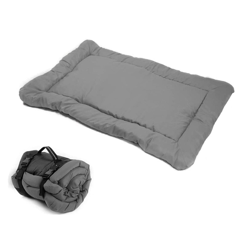 Kutyaszőnyeg kültéri kempingezéshez, hordozható, vízálló, nedvességálló, vastagított, összecsukható, feltekerhető, autós és otthoni használatra alkalmas, macska- és kutyaszőnyeg