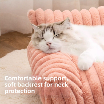 Διασυνοριακό δημοφιλές χειμερινό καναπέ-κρεβάτι για γάτες, φωλιά για κουνέλι, βελούδινο, ζεστό, φωλιά για κατοικίδια, χαλάκι για σκύλους, είδη κατοικίδιων ζώων