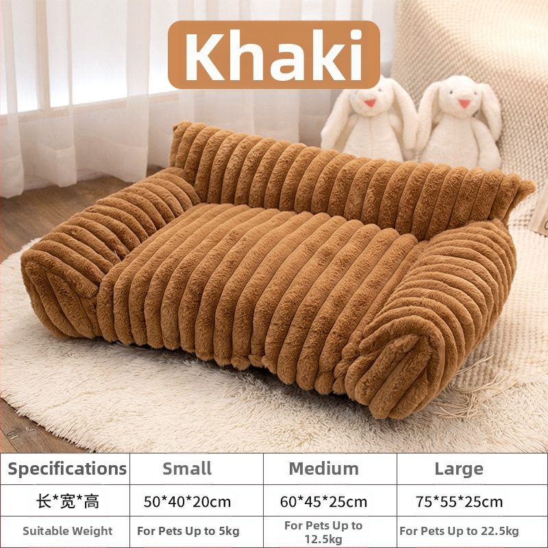 Piiriülene populaarne kassipesa talvine diivanipesa jänese plush paksendatud soe lemmikloomapesa kenneli koeramatt lemmikloomatarbed