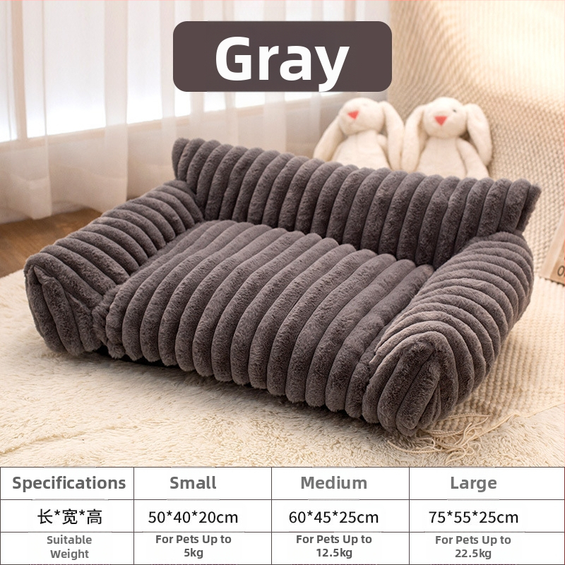 Piiriülene populaarne kassipesa talvine diivanipesa jänese plush paksendatud soe lemmikloomapesa kenneli koeramatt lemmikloomatarbed