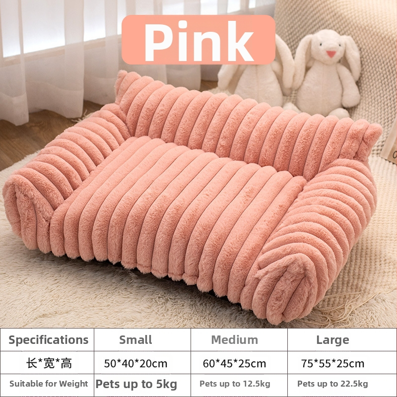 Piiriülene populaarne kassipesa talvine diivanipesa jänese plush paksendatud soe lemmikloomapesa kenneli koeramatt lemmikloomatarbed