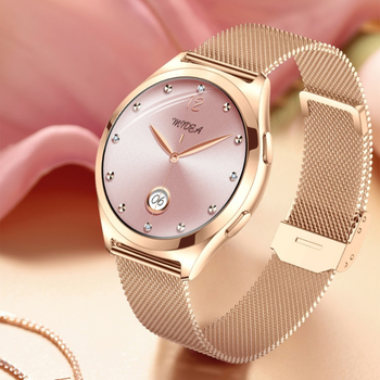 Tehase otsemüük piiriüleselt Uus Y35 nutikell 1.27Amoled Naiste Bluetooth kõnede ja veekindla käevõruga