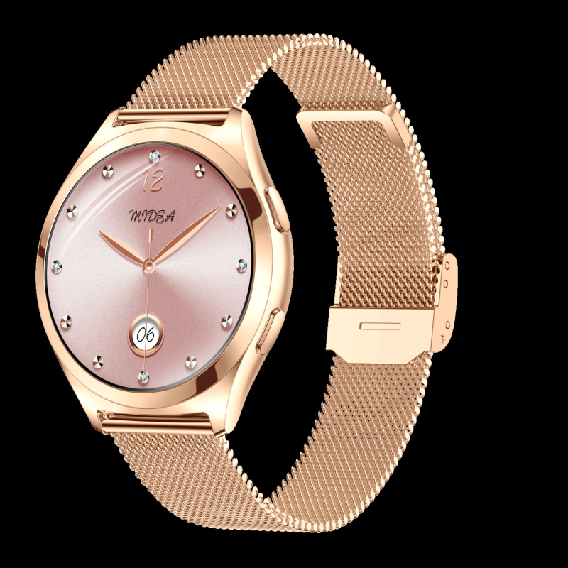 Tehase otsemüük piiriüleselt Uus Y35 nutikell 1.27Amoled Naiste Bluetooth kõnede ja veekindla käevõruga