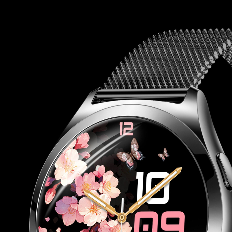 Tehase otsemüük piiriüleselt Uus Y35 nutikell 1.27Amoled Naiste Bluetooth kõnede ja veekindla käevõruga