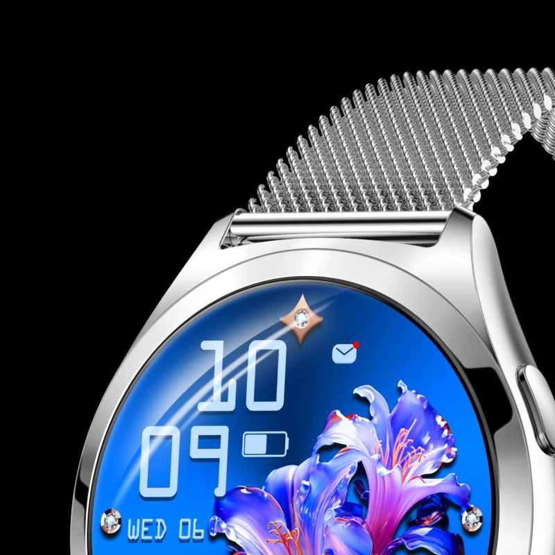 Tehase otsemüük piiriüleselt Uus Y35 nutikell 1.27Amoled Naiste Bluetooth kõnede ja veekindla käevõruga