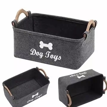 Καλάθι αποθήκευσης από τσόχα με ξύλινη λαβή σε διασυνοριακό επίπεδο, καλάθι αποθήκευσης κατοικίδιων, καλάθι αποθήκευσης από τσόχα Simba, καλάθι αποθήκευσης για βρώμικα ρούχα σε ιαπωνικό και κορεατικό στιλ σε κινουμένων σχεδίων