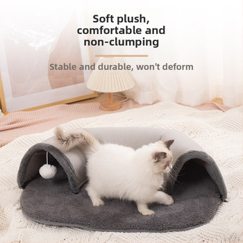 Kassitunnel sügis-talvine kassipesa kassi rajal mängimiseks une kõik-ühes multifunktsionaalne kassimänguasi soe matt lemmikloomapesa hulgimüük