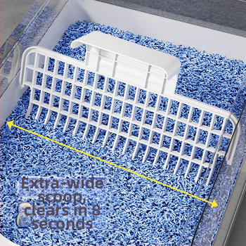 Ημικλειστό κουτί άμμου γάτας, ανθεκτική στις οσμές, εξαιρετικά μεγάλη τουαλέτα γάτας, είδη κατοικίδιων, αντι-πιτσιλίσματα, εξαιρετικά μεγάλη άμμος γάτας, διασυνοριακή