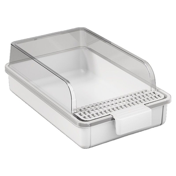 Ημικλειστό κουτί άμμου γάτας, ανθεκτική στις οσμές, εξαιρετικά μεγάλη τουαλέτα γάτας, είδη κατοικίδιων, αντι-πιτσιλίσματα, εξαιρετικά μεγάλη άμμος γάτας, διασυνοριακή