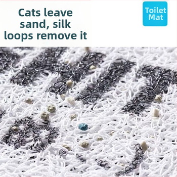 Κάθετο χαριτωμένο μεταξωτό δαχτυλίδι γάτας με νύχι, διακοσμητικό χαλάκι πόρτας εισόδου, ατμοσφαιρικό, αντιολισθητικό, εύκολο στη φροντίδα, μεταξωτό χαλάκι ποδιών