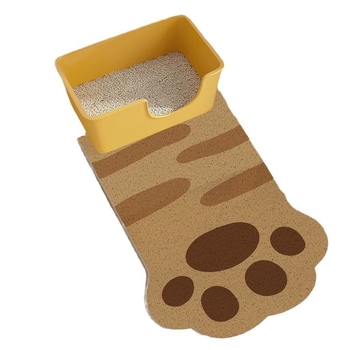 Κάθετο χαριτωμένο μεταξωτό δαχτυλίδι γάτας με νύχι, διακοσμητικό χαλάκι πόρτας εισόδου, ατμοσφαιρικό, αντιολισθητικό, εύκολο στη φροντίδα, μεταξωτό χαλάκι ποδιών