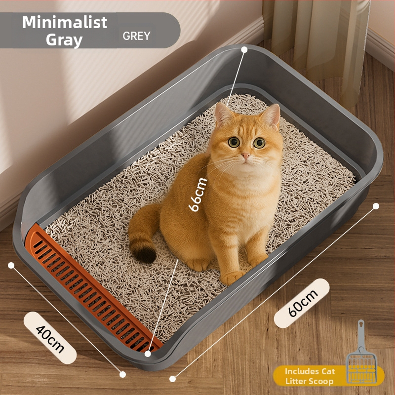 Macskakellékek Extra nagy macskaalomtál Nyitott Félig zárt Nagy Extra nagy macska WC Fokozottan fröccsenésgátlóval