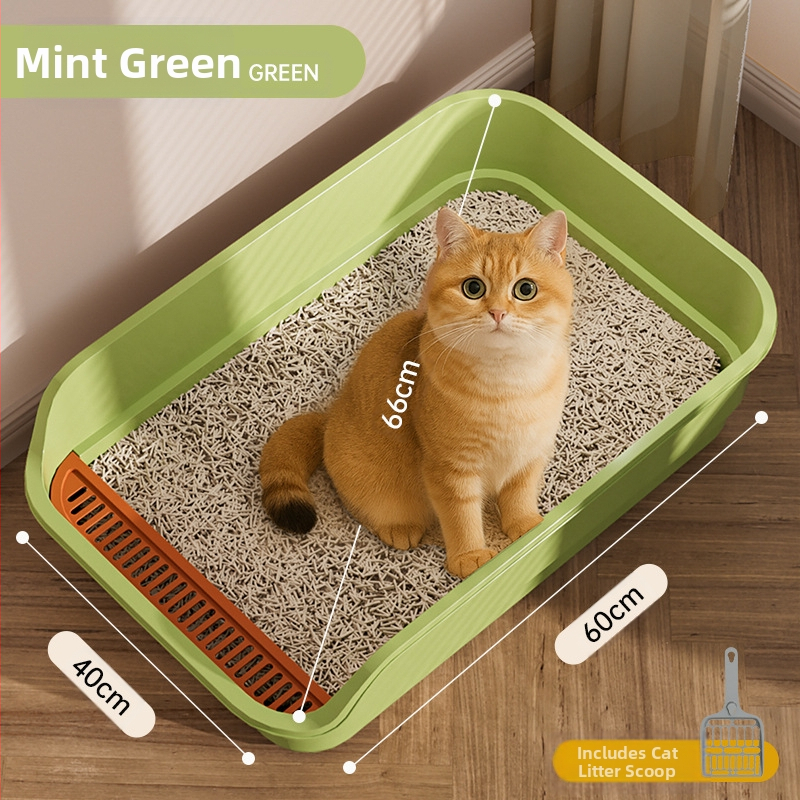 Macskakellékek Extra nagy macskaalomtál Nyitott Félig zárt Nagy Extra nagy macska WC Fokozottan fröccsenésgátlóval