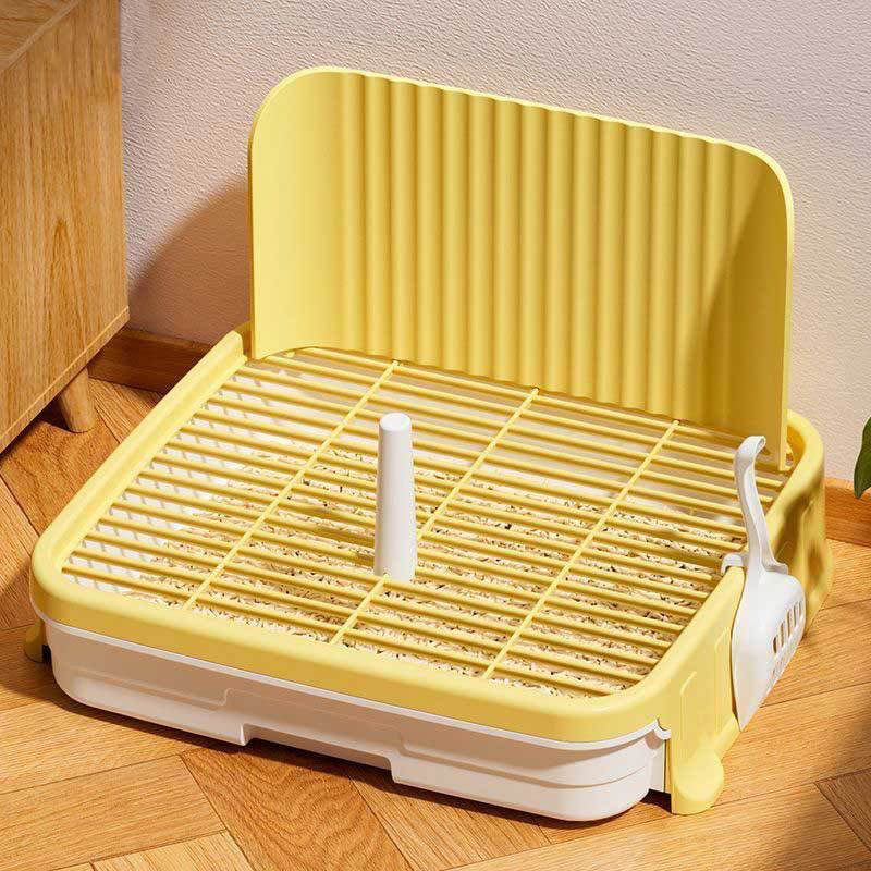 Šunų tualetas, mažo dydžio šunims, apsaugantis nuo žingsnių nuo šlapimo, augintinių šuniukų šlapimo takų išmatų stalčiaus tipo šunų kraiko dubenėlis