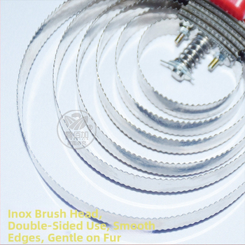 Rūpnīcas piegāde zirgu aitu liellopu ķemmes birste liellopiem aitām zirgu pretniezes ķemme dzīvnieku pretniezes grābeklis liellopiem aitām zirgu spalvu ķemme