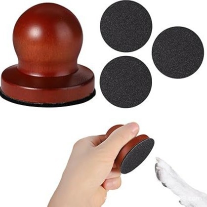 Tarpvalstybinis medinis šuns nagų dildė naminių gyvūnėlių rankinis šunų grandiklis katės nagų plovimo lenta šuns draskymo lenta žaislas