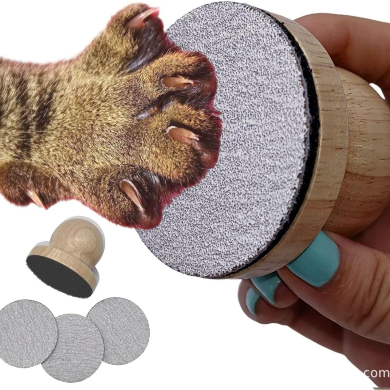Tarpvalstybinis medinis šuns nagų dildė naminių gyvūnėlių rankinis šunų grandiklis katės nagų plovimo lenta šuns draskymo lenta žaislas