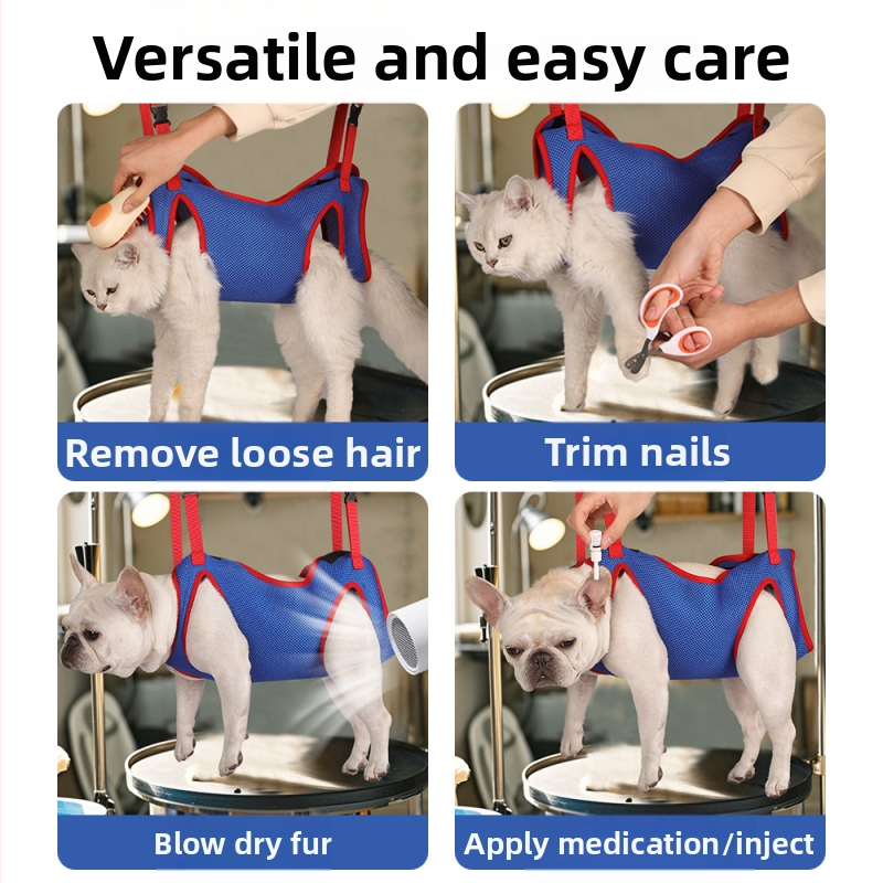 Uus lemmikloomade rehabilitatsiooni rindkere-seljavest koera abivöö kaasaskantav koeratõmb, kassi koera riputuskott hulgimüük