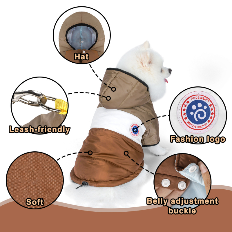 Piiriülesed lemmikloomade riided, paksendatud soojad koerariided sügiseks ja talveks, väikeste ja keskmiste koerte tuulekindlad lemmikloomade riided, hulgimüük