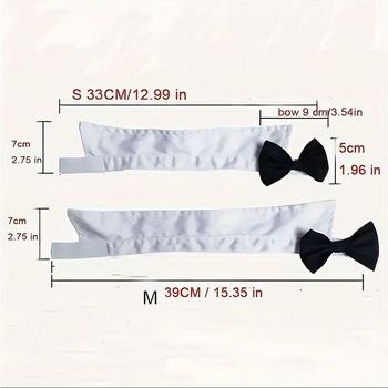 Παπιγιόν για γάτες, κατοικίδιο, γιορτινό, τζέντλεμαν, βρετανικού στιλ, όμορφο, μαύρο, με δυνατότητα ετικέτας