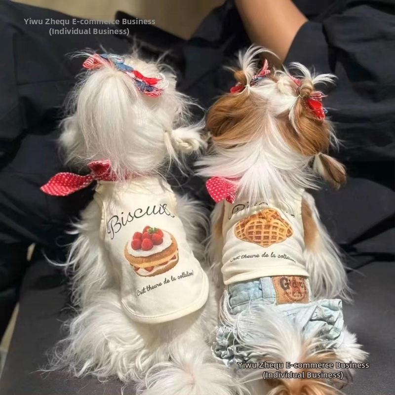 Koerariided Lemmiklooma Malta terjeri vest Karu Teddy Cowboy Kass Suvine õhuke kevad- ja suvevest Madruse kaelarihm