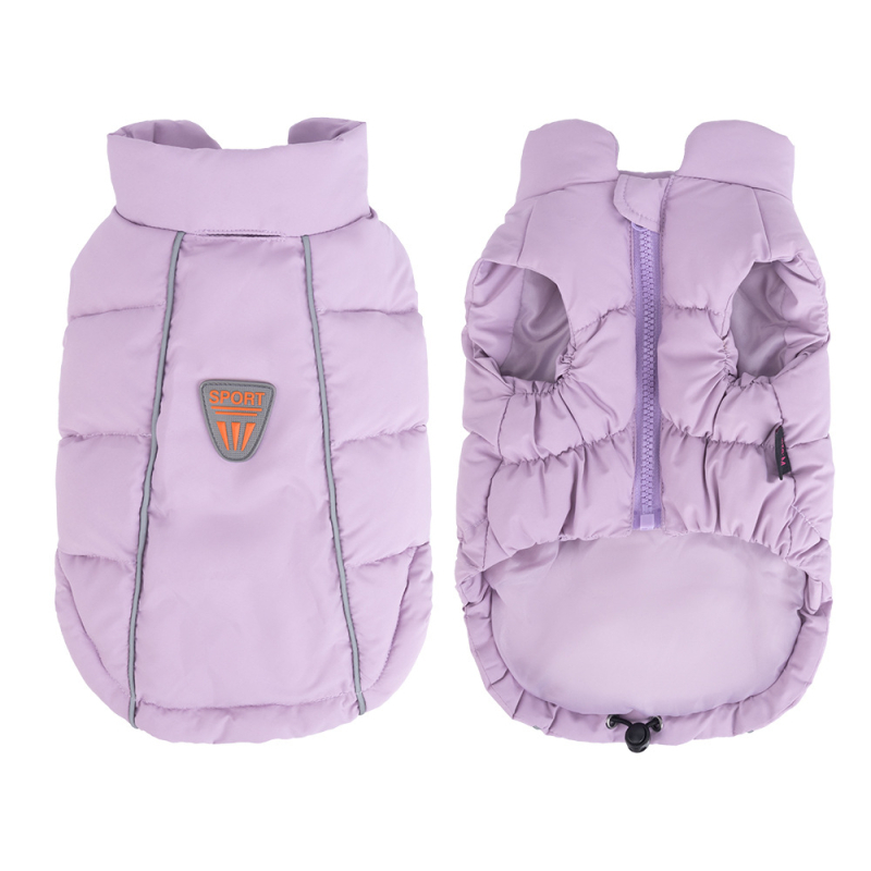 Piiriülesed koerariided, paksendatud soojad leivariided, varrukateta, mitte-tagasihoidvad, liibuvad soojad koerariided sügis- ja talveriiete hulgimüük