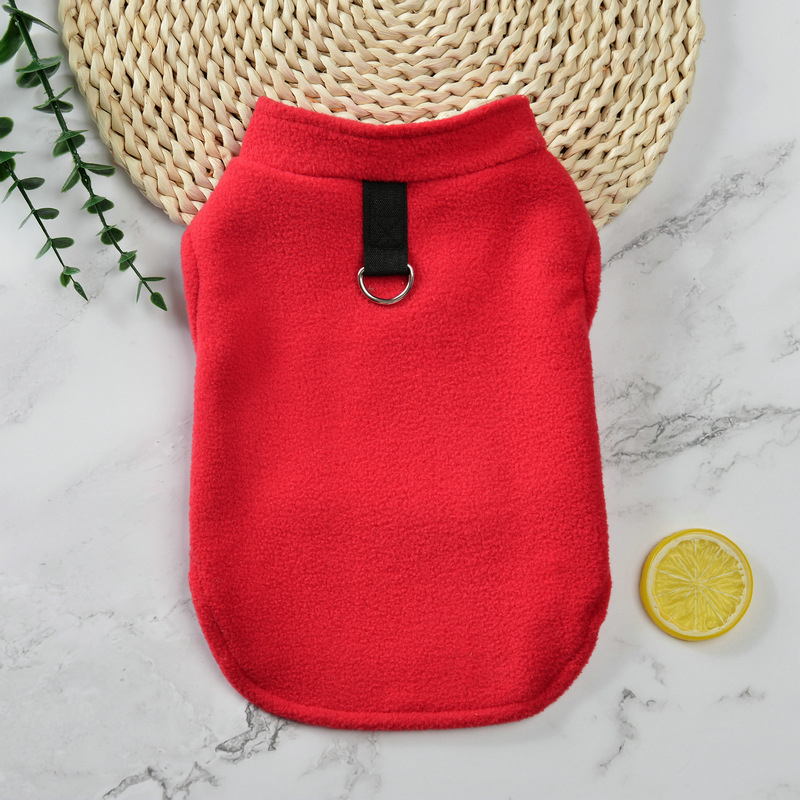 Állatruhák őszi és téli meleg polár kutya mellény mackó mackó ruha gyári nagykereskedelem