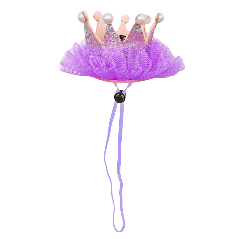 Нова шапка за домашни любимци за кучета с корона, мрежеста шапка за рожден ден и парти, котка, голямо кученце, универсални стоки за домашни любимци