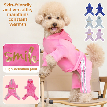 Νέα ρούχα για σκύλους με τετράποδα, άνοιξη και φθινόπωρο, Bichon Bear Teddy, ρούχα για μικρά σκυλιά, αθλητικά, Siaman, ρούχα για κατοικίδια με τετράποδα σε απόθεμα