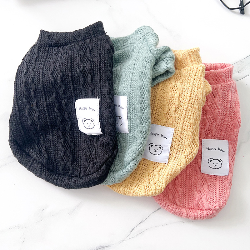 Lemmiklooma kampsun uus tehasest sügis- ja talvekassi- ja koerariiete jaoks kassi- ja koeravillast kampsun piiriülese väliskaubanduse jaoks