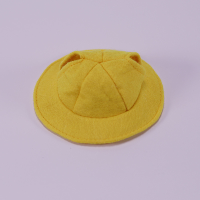 Шапка за домашен любимец заек, шапка за котка, нетъкана шапка за преобличане, реквизит за фотография на млечно куче, сладка чинчила