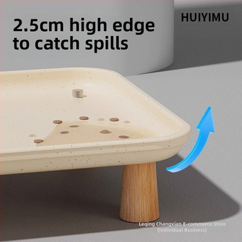 Προστασία λαιμού, υπερυψωμένη πλάκα, αυτόματη ταΐστρα για γάτες, κατοικίδιο, στεγανό πιάτο για σκύλους, μεγάλης διαμέτρου πιάτο, μπολ για γάτες, σουπλά