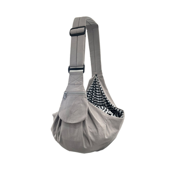 Επεξεργασμένη και προσαρμοσμένη ρυθμιζόμενη τσάντα κατοικίδιων, τσάντα σκύλου και γάτας από βαμβακερό καμβά, τσάντα βόλτας σκύλου, τσάντα με είδη κατοικίδιων ζώων