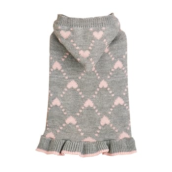 Στυλ Κορεάτικου στυλ χαριτωμένη γλυκιά Λολίτα αγάπη καρό φθινόπωρο και χειμώνα ζεστή φούστα με κουκούλα και δαντέλα, μαλλιά κουταβιού