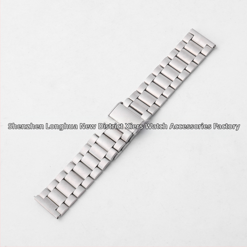 Huawei GT3 jaoks uus ühes tükis pandlaga kolme helmestega metallist roostevabast terasest kellarihm hulgimüügist