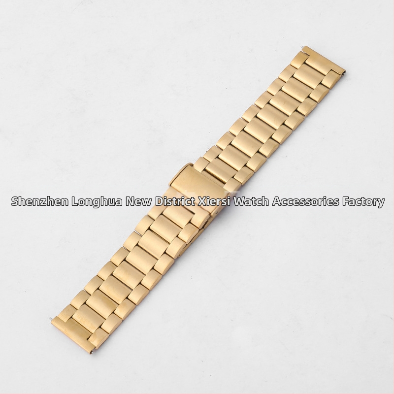 Huawei GT3 jaoks uus ühes tükis pandlaga kolme helmestega metallist roostevabast terasest kellarihm hulgimüügist