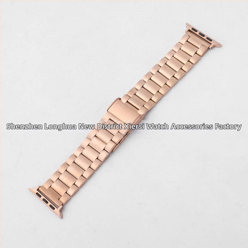 Huawei GT3 jaoks uus ühes tükis pandlaga kolme helmestega metallist roostevabast terasest kellarihm hulgimüügist