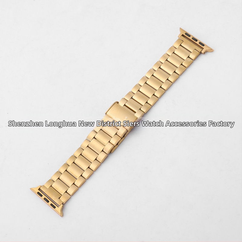 Huawei GT3 jaoks uus ühes tükis pandlaga kolme helmestega metallist roostevabast terasest kellarihm hulgimüügist