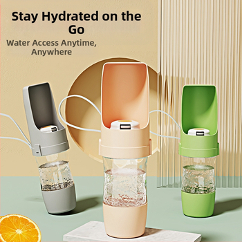 Ταΐστρα νερού για σκύλους, βόλτα εξωτερικού χώρου, φορητό βραστήρα για σκύλους, βόλτα, ταΐστρα με μπουκάλι νερού για σκύλους, είδη σκύλου