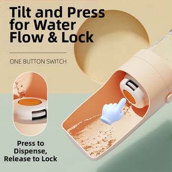 Ταΐστρα νερού για σκύλους, βόλτα εξωτερικού χώρου, φορητό βραστήρα για σκύλους, βόλτα, ταΐστρα με μπουκάλι νερού για σκύλους, είδη σκύλου