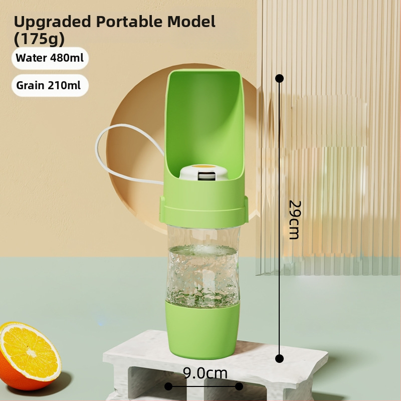 Koera veesöötja lemmikloomadele õues jalutuskruus kaasaskantav koera veekeetja jalutuskoera veepudelisöötja koeratarbed