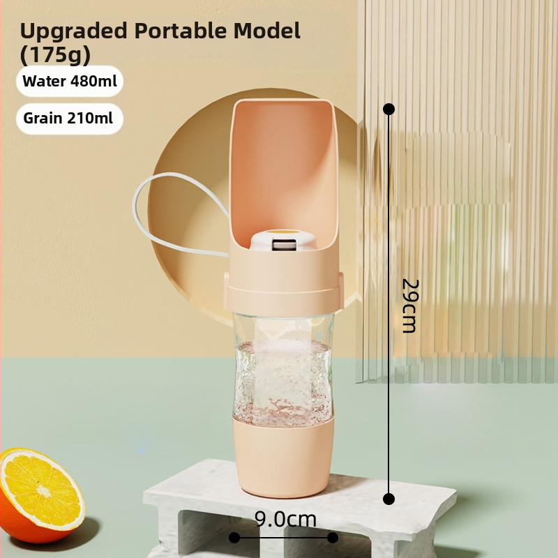 Koera veesöötja lemmikloomadele õues jalutuskruus kaasaskantav koera veekeetja jalutuskoera veepudelisöötja koeratarbed