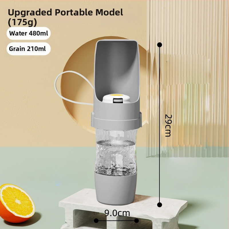 Koera veesöötja lemmikloomadele õues jalutuskruus kaasaskantav koera veekeetja jalutuskoera veepudelisöötja koeratarbed
