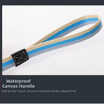 Σχοινί έλξης από καμβά για κατοικίδια, επιμήκης πάχος, σχοινί για σκύλους Golden Retriever Labrador, μεσαίου και μεγάλου μεγέθους, για περπάτημα σε σκύλους