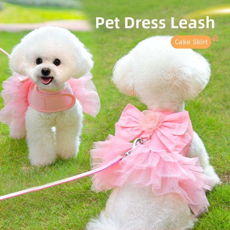 Határokon átnyúló mellkaspánt kölyökkutya-húzókötél mellény stílusú törésgátló rugó kis és közepes méretű kutyáknak bixu teddy sétálólánc