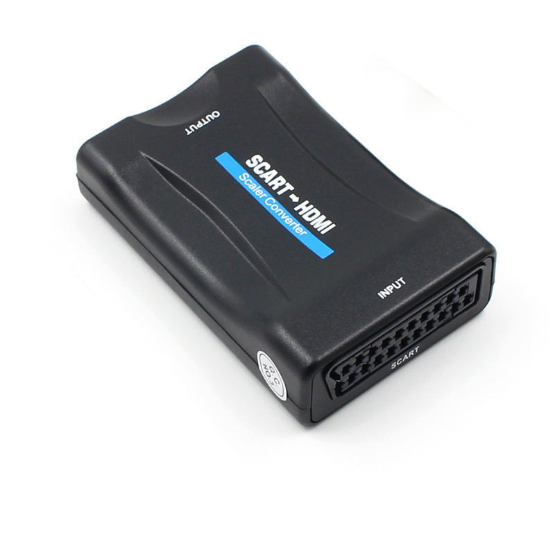 Convertor SCART la HDMI Convertor video SCART la HDMI, cap de mătură, exclusiv transfrontalier